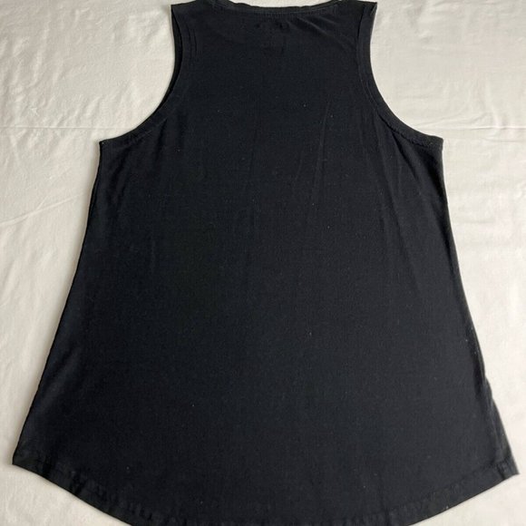 The Rolling Stones Tank Top Women's Size S Black Cotton Blend Europe 82 Graphic - Picture 6 of 7